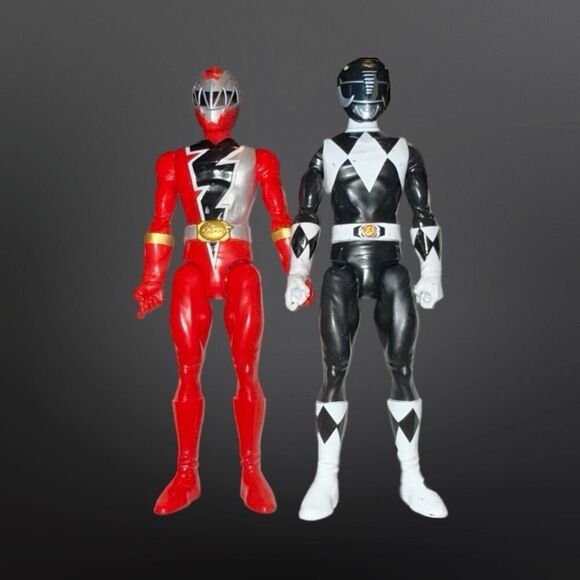 Power Rangers Dino Fury Red Ranger & Black Ranger Action Figures 12” - Picture 6 of 11